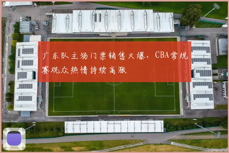 广东队主场门票销售火爆,CBA常规赛观众热情持续高涨